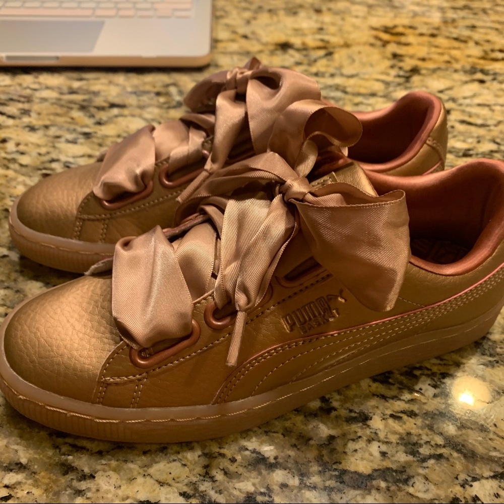 PUMA sneakers in pink gold